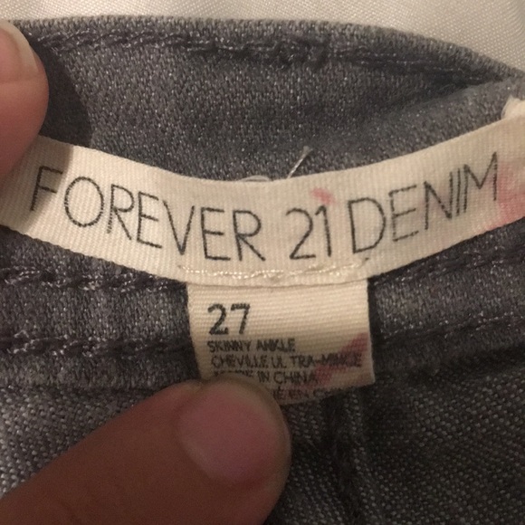 Grey skinny jeans - Picture 2 of 3